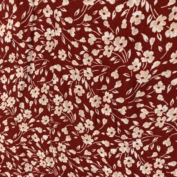 REFORMATION Red Liya Flower Girl Midi Dress Size 6 - Picture 6 of 9